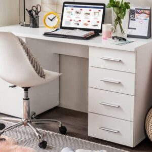 munik white office desk with storage drawers and cupboard 11500 1 p