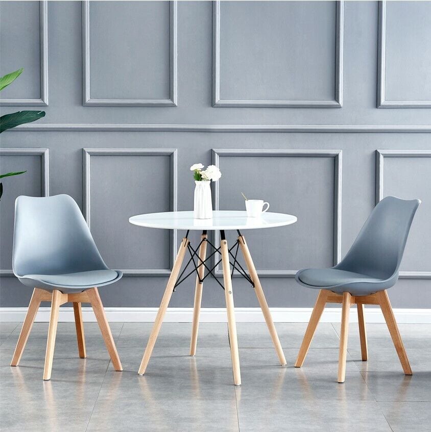 Modern Plastic Dining Chairs with Wooden Legs | Affordable Dining Chairs in Kenya - Image 6
